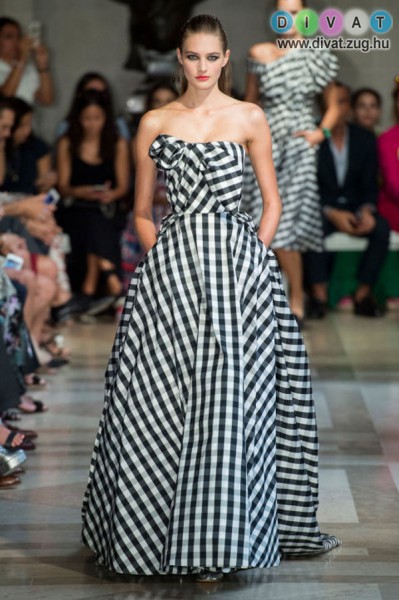 New York Fashion Week 2016 - Kockás estélyi