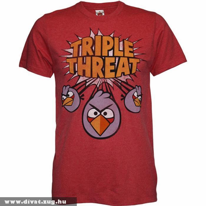 Angry Birds mintás póló