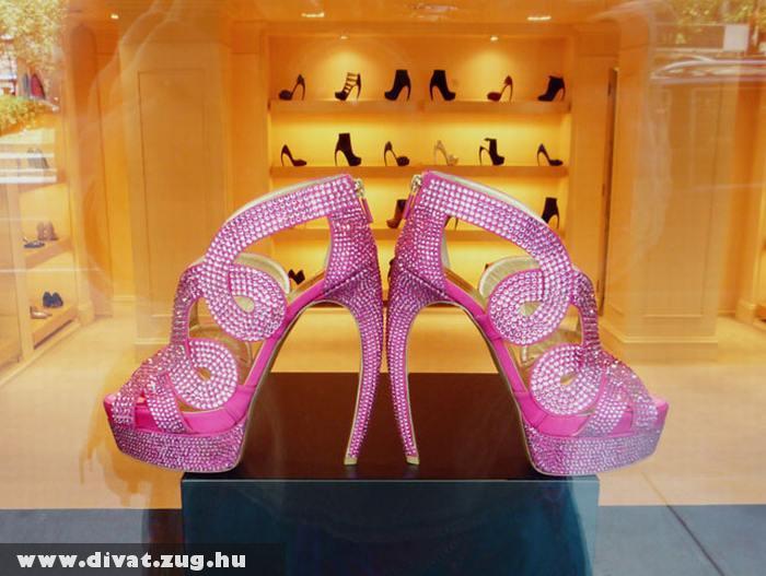Pink extrém magassarkú