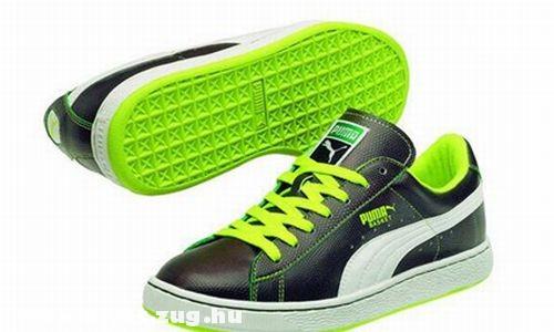 Puma zöld-fekete cipõ