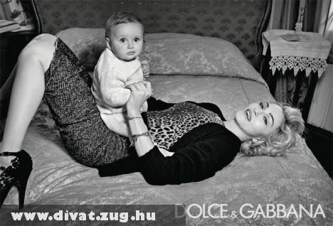 Madonna a Dolce & Gabbana új modellje