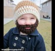 Hideg napokra fiúcska gyerekek fejmelegítõ szakáll sapkája :)
